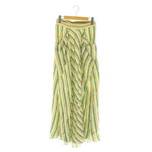 ロングスカート フレア マルチストライプ 0 マルチカラー /MY OS