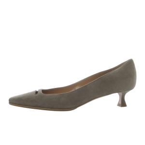 PELLICO ベネレ VENERE 35 パンプス ハイヒール スクエアトゥ スエード 37 グレー /YO15