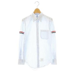 クラシックコットンアームバンド付きシャツ 38 ライトブルー