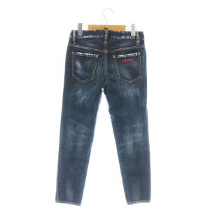 DSQUARED2 USED加工 デニムパンツ ジーンズ 36 紺 ネイビー /SS OS