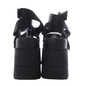 UGG australia GoldenRise サンダル 厚底 ベルクロ US8 ブラック 1167431