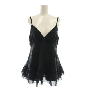 スカル ビスチェ キャミソール 総柄 F ブラック /HK OS