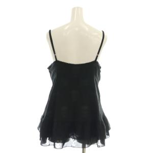 HYSTERIC GLAMOUR スカル ビスチェ キャミソール 総柄 F ブラック /HK OS