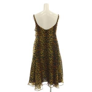HYSTERIC GLAMOUR レオパード柄 キャミワンピース ミニ F ブラウン /HK OS