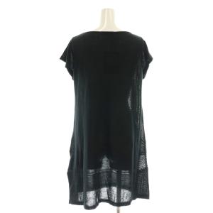 HYSTERIC GLAMOUR 蜘蛛 ニット チュニック フレンチスリーブ F ブラック /HK OS
