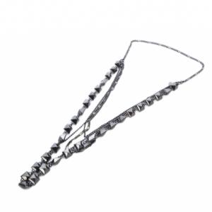 HYSTERIC GLAMOUR 4連 スタッズ ネックレス 黒 ブラック /SR33