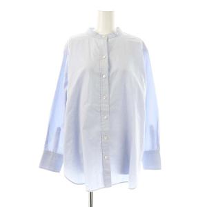 マイスタンダード バンドカラービッグシャツ 44 ライトブルー /DO OS