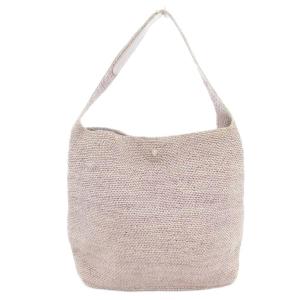 トートバッグ ワンハンドル ラフィア グレー /AE