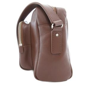 agnes b. ショルダーバッグ レザー 茶 ブラウン /AE