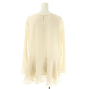 BEARDSLEY 24SS LIVETART 裾フリルブラウス F アイボリー /ES OS