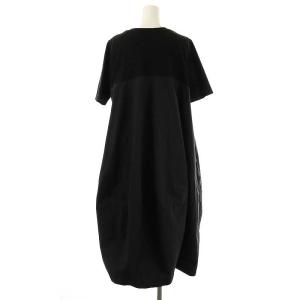 BEARDSLEY 23SS 半袖マルワンピース 2 紺 /MI OS