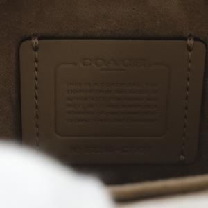 COACH ハンドバッグ ショルダーバッグ 2way 斜め掛け シグネチャー パイソン柄 PVCコーティングキャンバス