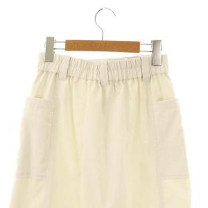 LOUNIE アウトポケットスカート タイト 36 オフホワイト /CX OS