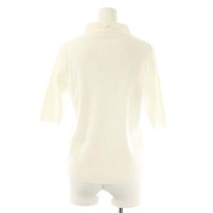 LOUNIE ルーニィ ポロリブニットプルオーバー カットソー F 白 /CX OS