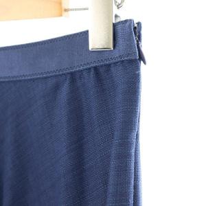 ANAYI ブッチャーフレアプリーツスカート 36 青 /MI OS