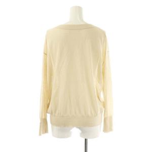 AP STUDIO アパルトモン 25SS アイスカーディガン Vネック ライトベージュ /ES OS