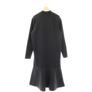 ADORE 23SS エアリーストレッチニットワンピース ハイネック 38 濃紺 /MI OS