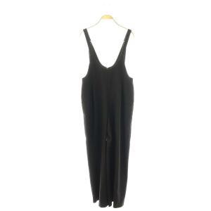 23AW U NECK TUCK SALOPETTE PANTS サロペット 0 ブラック /DO OS