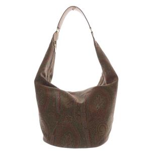 ETRO ペイズリー柄 ショルダーバッグ 茶 ブラウン /SR9