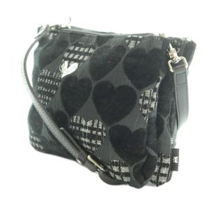 Think Bee ショルダーバッグ クロスボディ ハート 黒 ブラック /SS OS