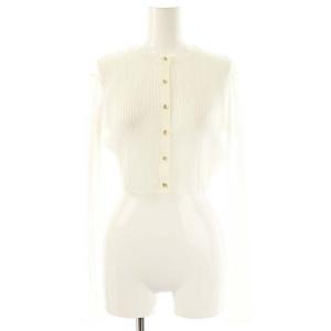 24SS ランダムリブシアーカーディガン F オフホワイト /DO OS