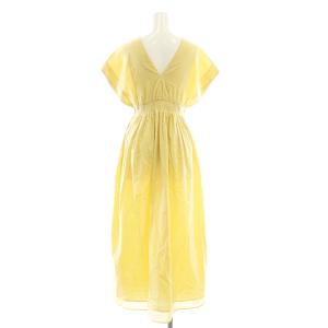 MARIHA 夏の光のドレス ワンピース ロング 36 ベージュ /HK OS