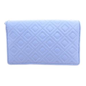 TORY BURCH 財布 ウォレット クロスボディバッグ チェーンショルダー F 青 ブルー /UO