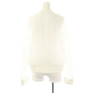 Diagram GRACE CONTINENTAL 25SS チュールギャザーブルゾン ジャケット ジップアップ 36 白 /NR OS