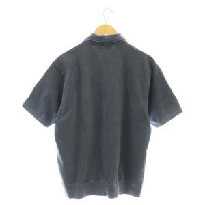 HYSTERIC GLAMOUR 25SS HYSTERIC EVILS 衿付きスウェット トレーナー L 紺 /MI OS SH