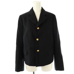 GIRL AD2023 NM-J004 ウールジャケット テーラード S ネイビー