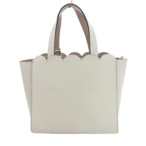 kate spade new york ハンドバッグ ショルダー 2WAY レザー スカラップ 白 ホワイト /UO