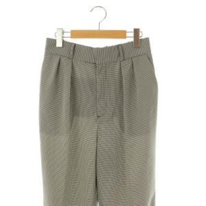 Tiara 25SS ウエストタックワイドパンツ 4 オフホワイト ブラック /DO OS