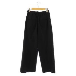 Framework 23AW ウォッシャブルトロタックワイドパンツ 38 ブラック /ES OS