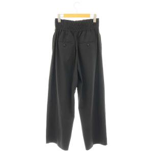 JOURNAL STANDARD 23SS ナイロンストレッチワイドパンツ 40 ブラック /ES OS