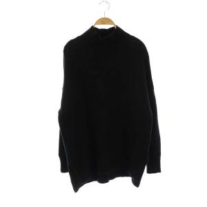 HALF WORSTED WOOL HIGH NECK PULLOVER ニットプルオーバー セーター