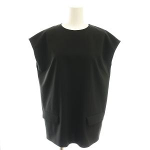 23SS Sycamore Suzan プルオーバーブラウス ノースリーブ 38 黒 ブラック /AT