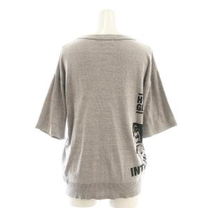 HYSTERIC GLAMOUR ヒスガール 半袖 スウェットTシャツ カットソー F グレー系 /SS OS