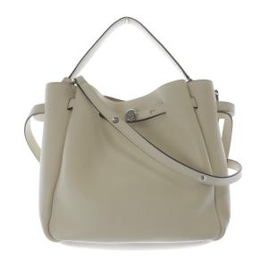 ROMY 2WAYバッグ レザー ロゴ オフホワイト 166982