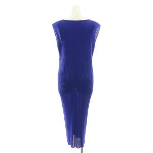PLEATS PLEASE ISSEY MIYAKE イッセイミヤケ MONTHLY COLORS JULY プリーツノースリーブロングワンピース