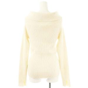 NOBLE 24SS オフショルニット セーター アイボリー /ES OS