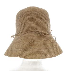 HELEN KAMINSKI ラフィア ストローハット 帽子 麦わら つば広 ベージュ /YO3