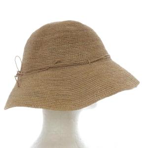 HELEN KAMINSKI ラフィア ストローハット 帽子 麦わら つば広 ベージュ /YO3