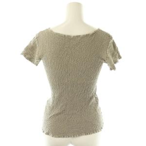 me ISSEY MIYAKE カリフラワー半袖カットソー グレー /DO OS