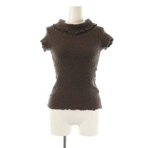 カリフラワー 半袖 ハイネック カットソー グレー /AT OS