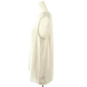 Theory 24AW MODERN GGT STRAIGHT SHELL ノースリーブブラウス シルク S ライトグレー