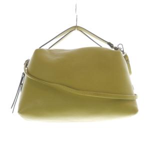 GUM gianni chiarini ALIFA M レザー 2WAYバッグ ショルダーバッグ ハンドバッグ ロゴ 黄色 イエロー /SR26