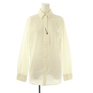 MADAME SHIRT WASHED OUT シャツ スタンドカラー 長袖 2 M 白 ホワイト /AT