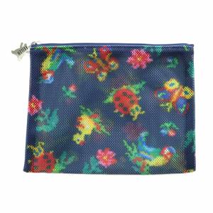 メッシュポーチ M ハイジ 紺 ネイビー /SS OS