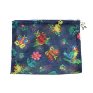 FEILER メッシュポーチ M ハイジ 紺 ネイビー /SS OS