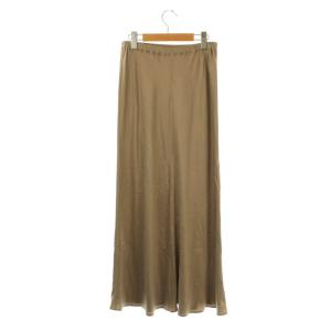 EVERYDAY I LIKE 23AW Cu/R Maxi スカート ロング フレア ベージュ /NR OS